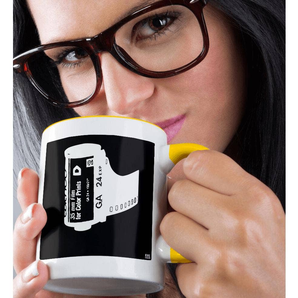 3dRose - Wholesale Coffee Mug - 3dRose, Roll of 35 mm film for color prints on black background, Mug1