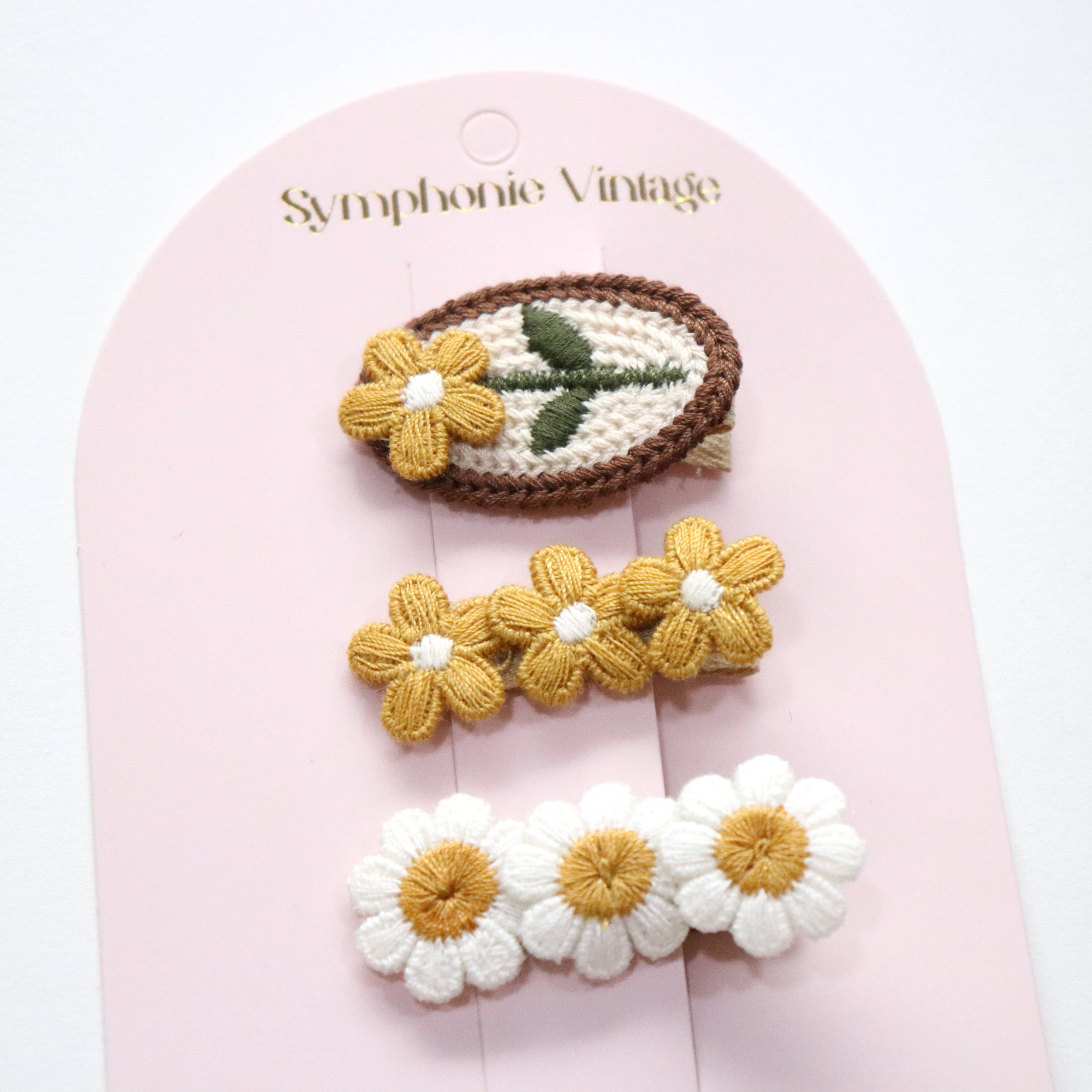Yuko B - Wholesale Barrette - Kids - Premium Hair Clips for Kids - Vintage Symphony2