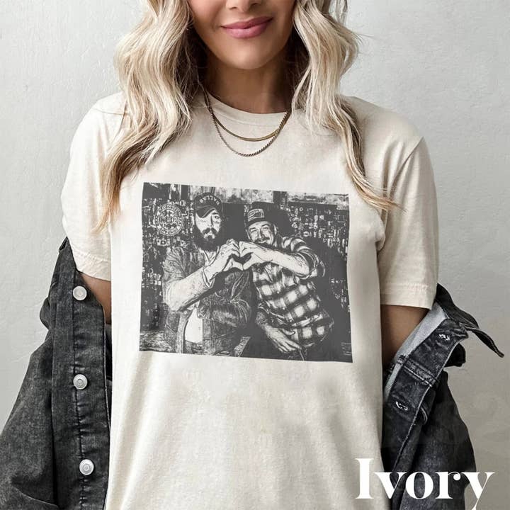 TheKingShirt - Wholesale Screen Printed T-Shirt - Women's - Posty And Morgan - I Had Some Help Wallen Malone Tee