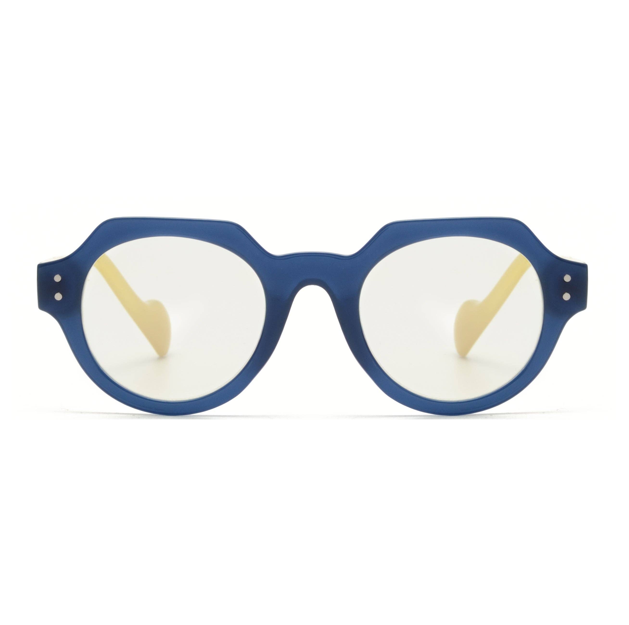 Ryan Simkhai Eyeshop - Wholesale Eyeglasses - Women's - LIAM | Blue / Yellow | Blue Light Blocking3