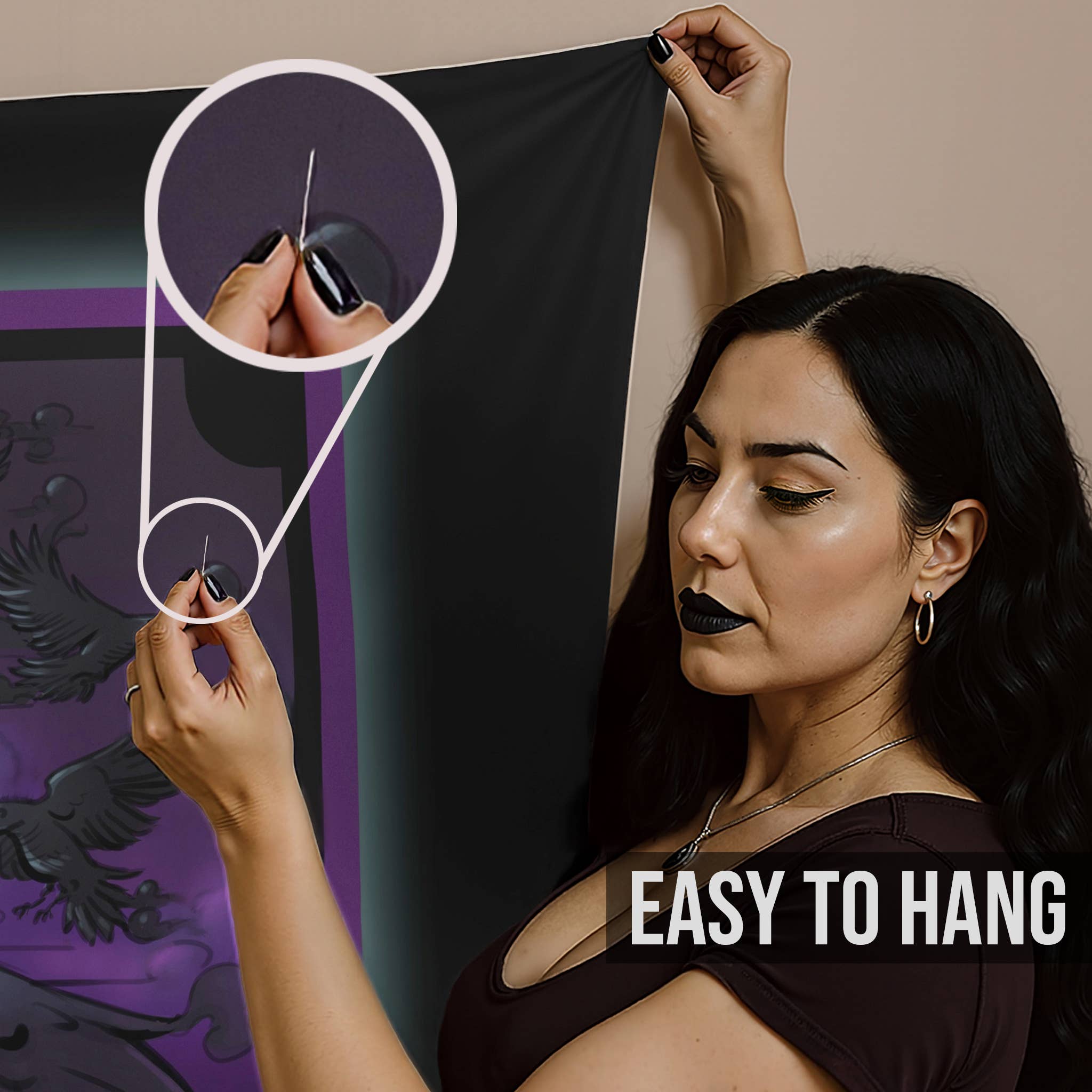 The Ghoulish Garb – Engroshandel Gobelin/tekstil – Død Tarotkort Tapisseri - Keltisk Gudinde The Morrigan6