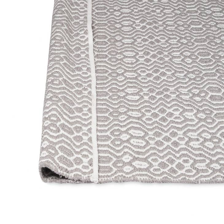 Tinka Beige and Grey Traditional Distressed Washable Runner Rug