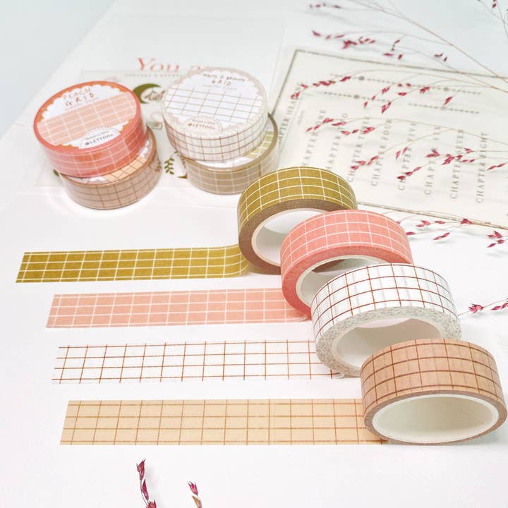 Lettoon - Wholesale Washi Tape - Washi Tape - Gridtastic