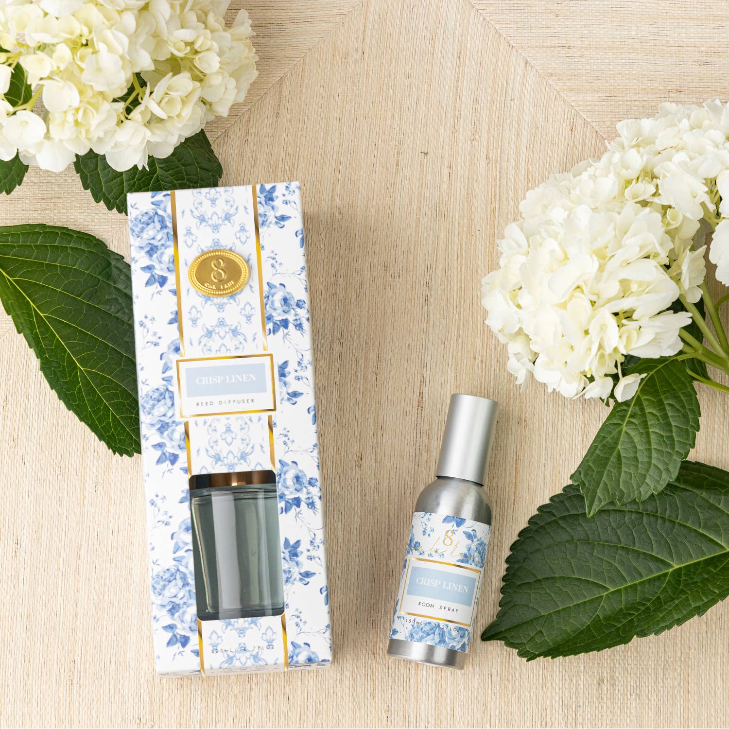 8 Oak Lane – difusor de fragrâncias por atacado – Difusor de Varetas Crisp Linen2