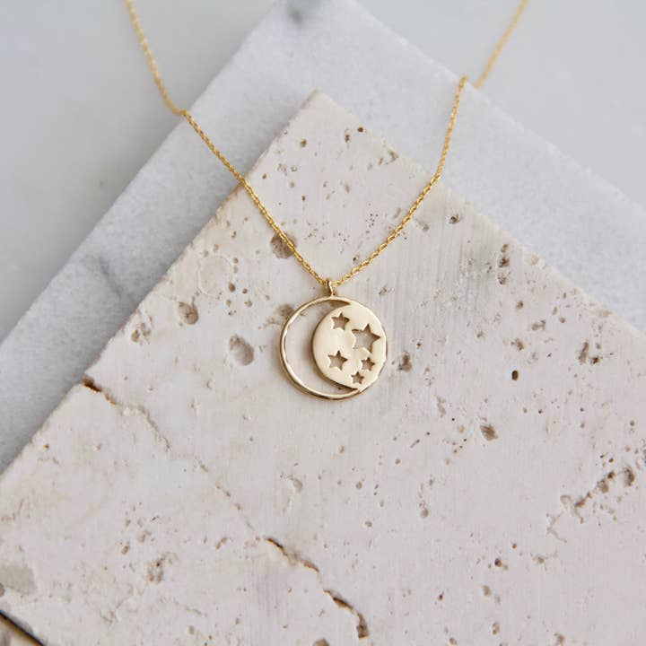 Mesa Blue - Wholesale Pendant/Charm Necklace - Celestial Necklace1