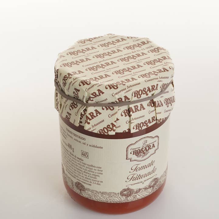 Conservas Rosara - Wholesale Preserves - CRUSHED TOMATO JAR 445 ml.1