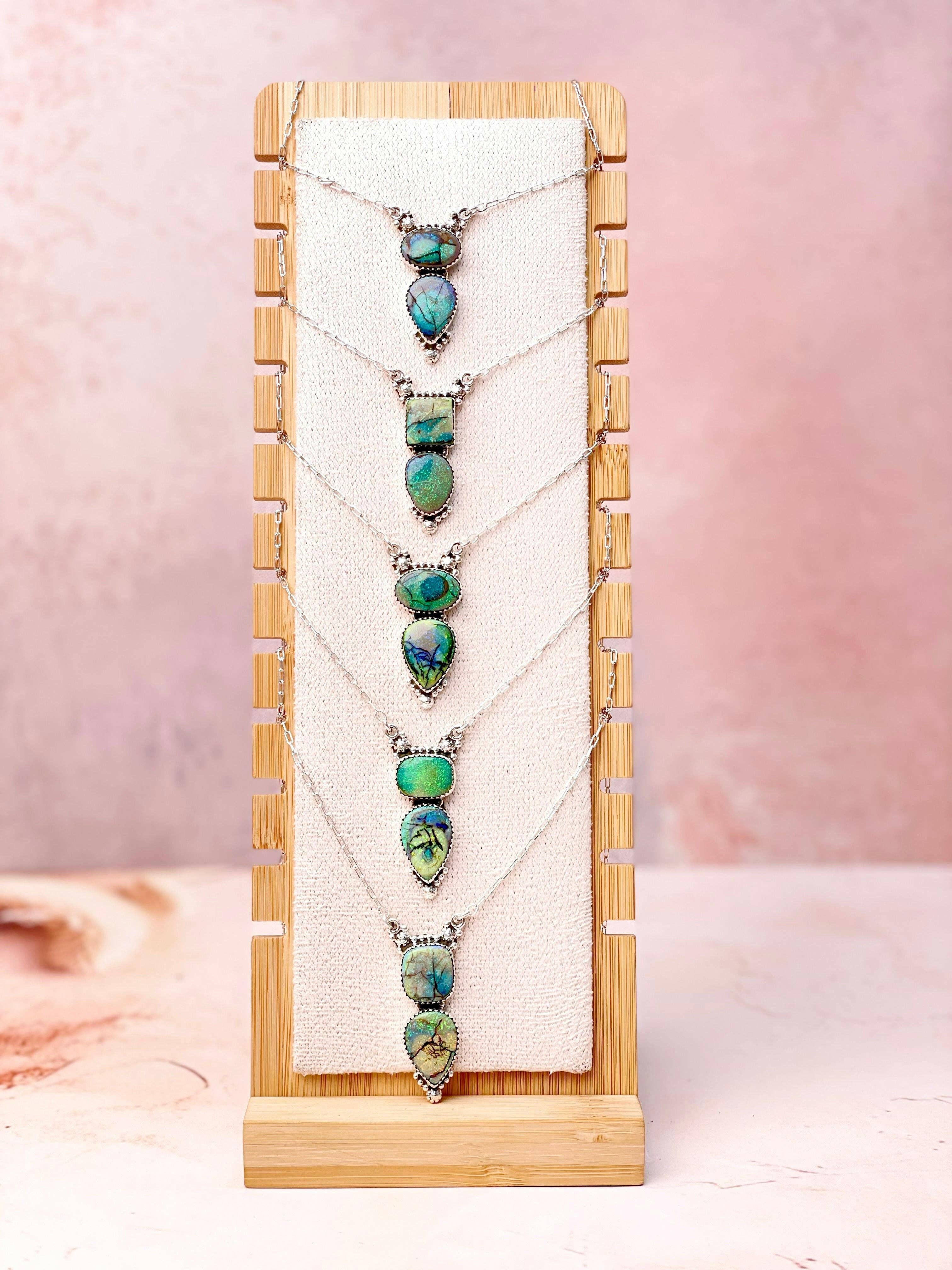 Krush Kandy – Engroshandel Halskæde med vedhæng – Unikke Sterling Opal Halskæder0