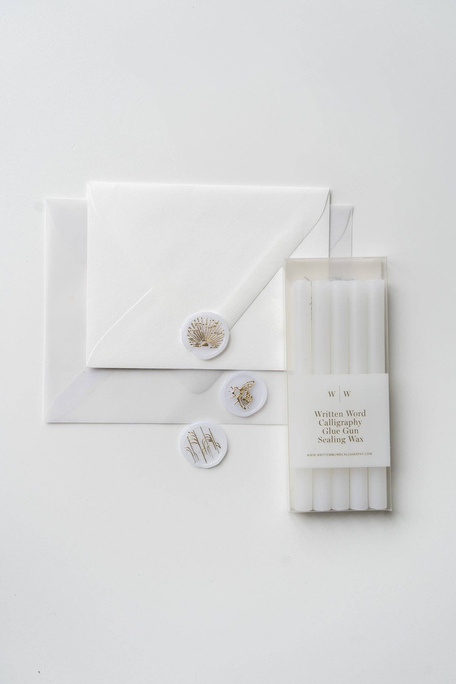 Written Word Calligraphy - Wholesale Sealing Wax - Vellum Glue Gun Sealing Wax (Box of 5 Sticks)3