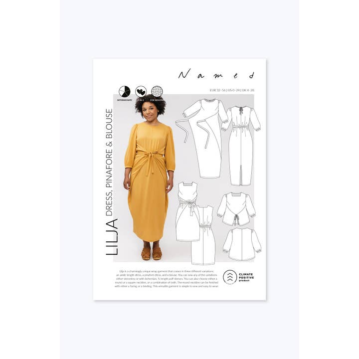 Named Clothing Finland Oy - Wholesale Craft Sewing Kit - Lilja dress, pinafore & blouse16