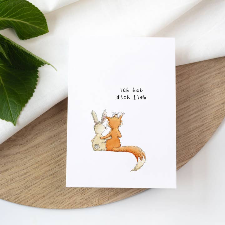 Funkenbunt - Wholesale Love Card - Greeting card - Ich hab dich lieb | Liebeskarte | Ich liebe dich3