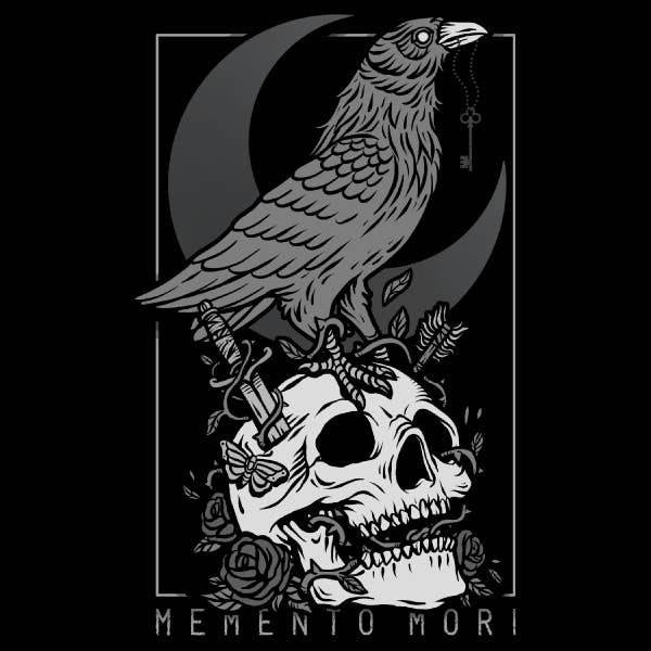 'Memento Mori' Shirt for wholesale by Wicked Clothes
