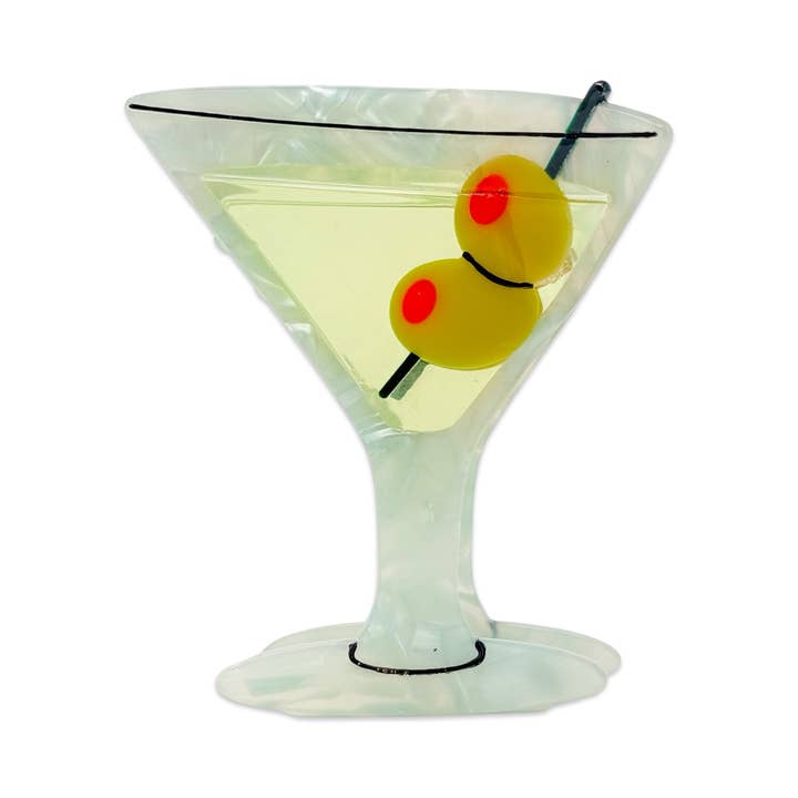 Jenny Lemons - Wholesale Hair Clip - Women's - Large Martini Hair Claw Clip