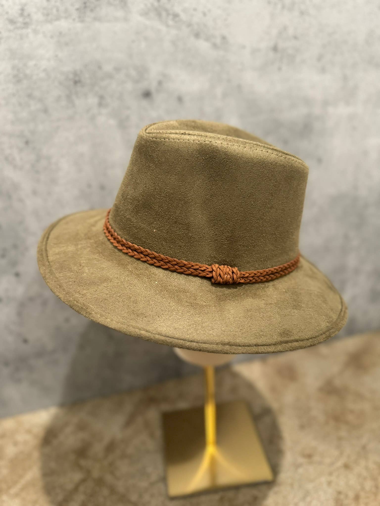 Love and Thyme - Wholesale Fedora - Women's - Best Seller! Vegan Suede Panama Hat Short Brim4