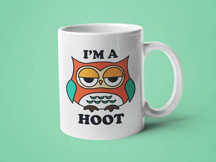 Ink Pop - Wholesale Coffee Mug - I'm a Hoot Sarcastic Owl Coffee Mug0