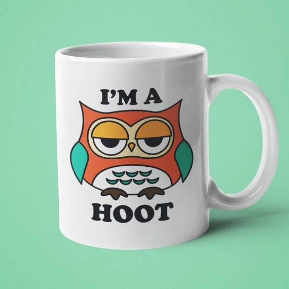 Ink Pop - Wholesale Coffee Mug - I'm a Hoot Sarcastic Owl Coffee Mug