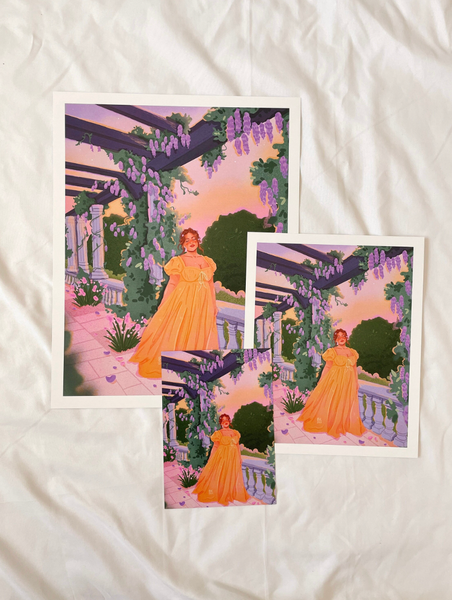 Brittany Keller Art - Wholesale Art Print - Bridgerton Fantasy Print4