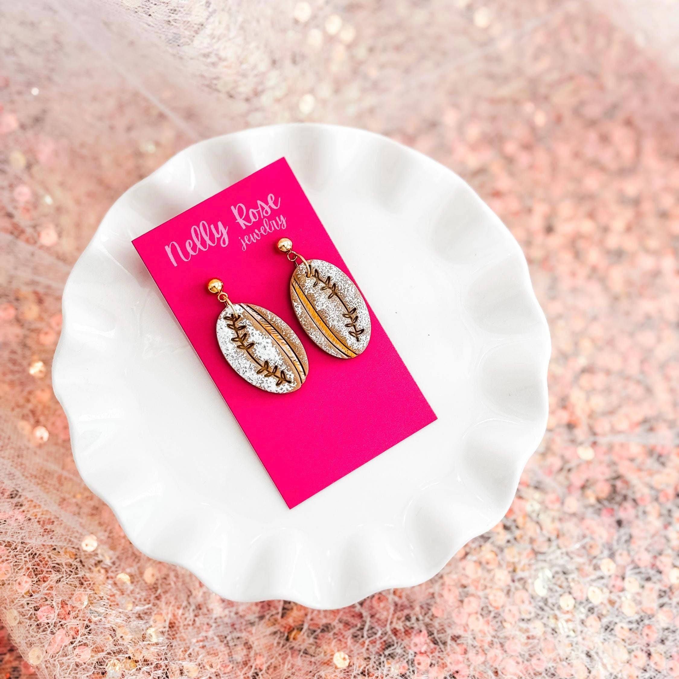 Nelly Rose Jewelry - Wholesale Dangle Earrings - Sourdough Bread Earrings | Handmade | Polymer Clay