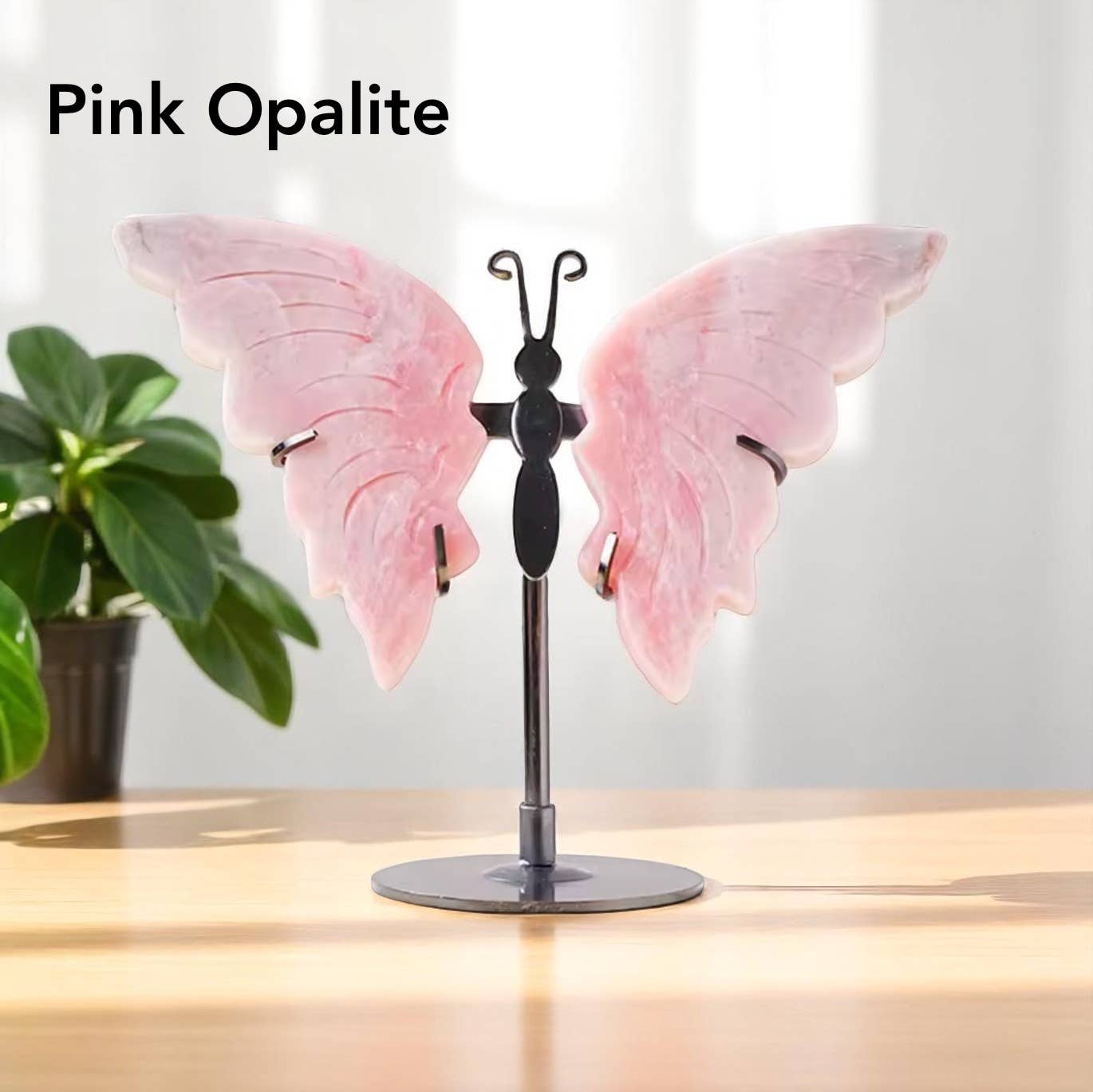 Crystolver (We Cover All Import Fees) – Großhandel Dekofigur – Elegante Schmetterlingsflügel aus Kristall mit Ständer7