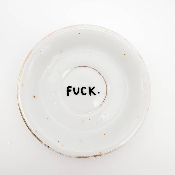 Wandteller mini FUCK „classy“ für den Großhandel von ohRuby