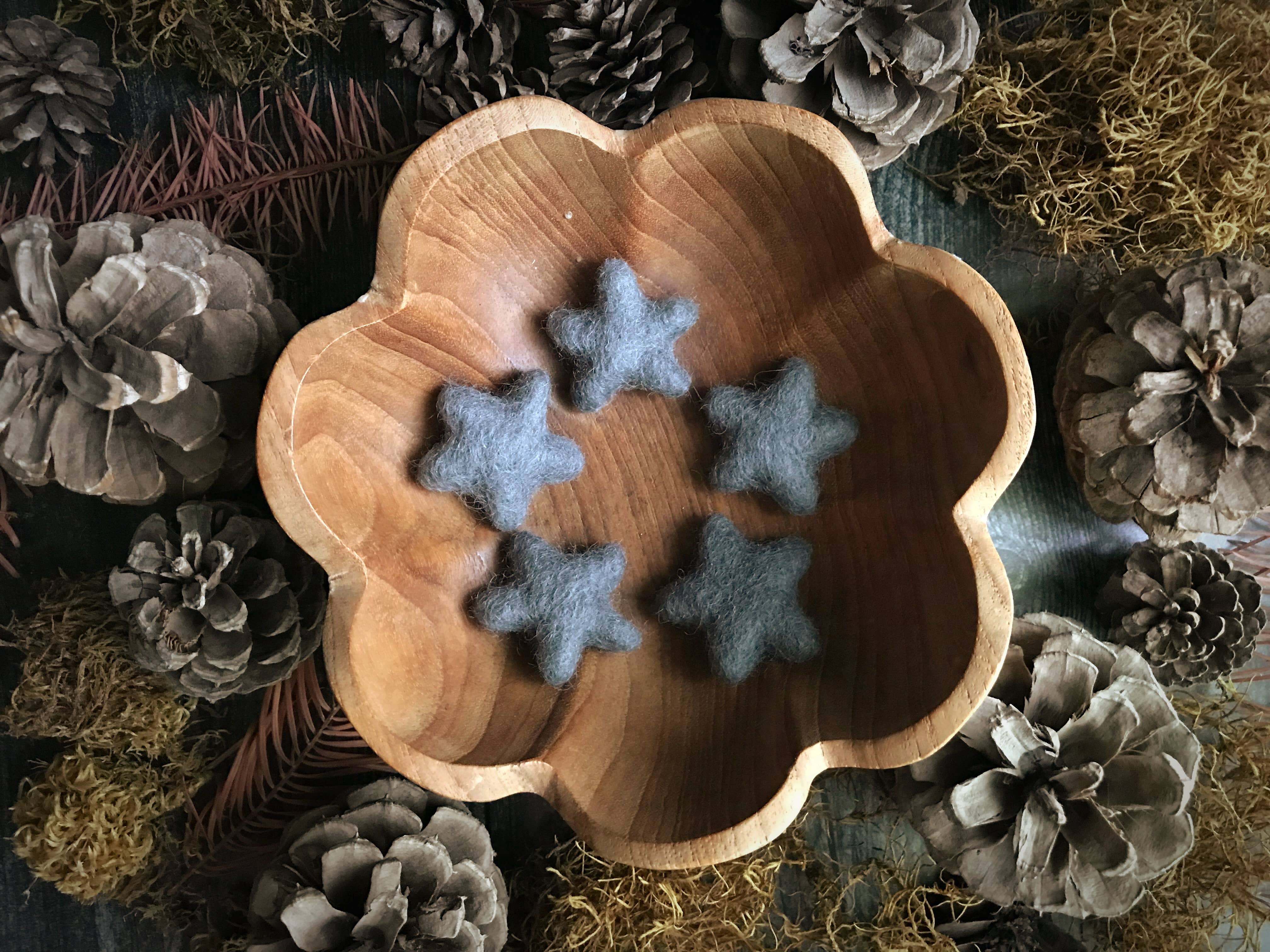 House of Moss – wholesale Dekorativt bordsobjekt – Tovad ullstjärna4