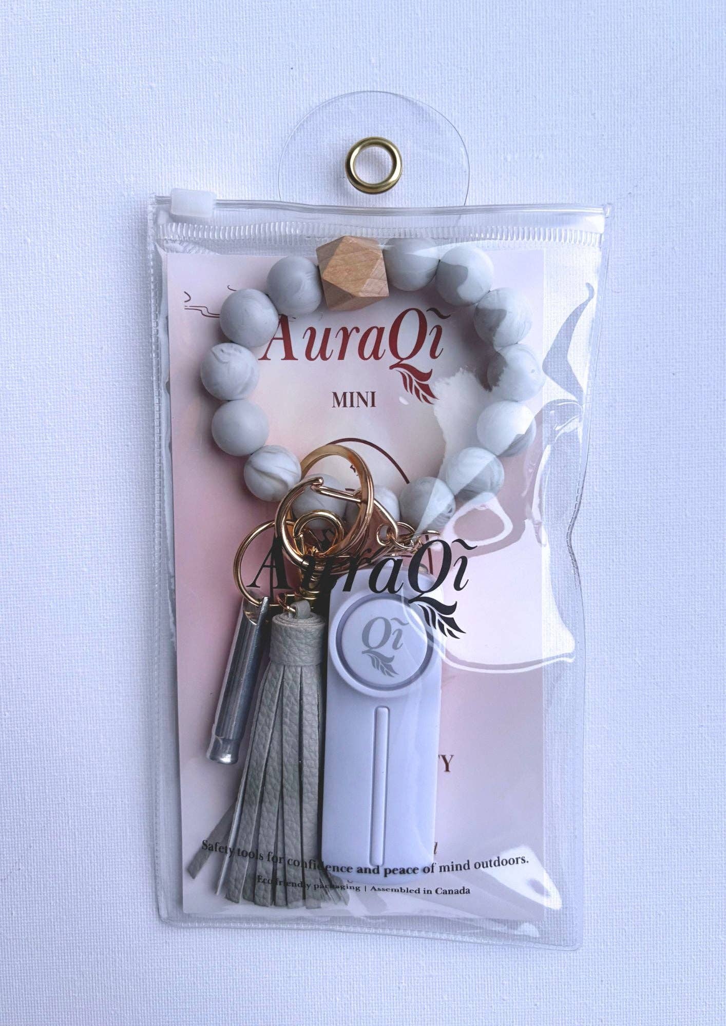 BsafeKC - Wholesale Keychain – Women's - Pure - Gray Mini Safety Keychain1