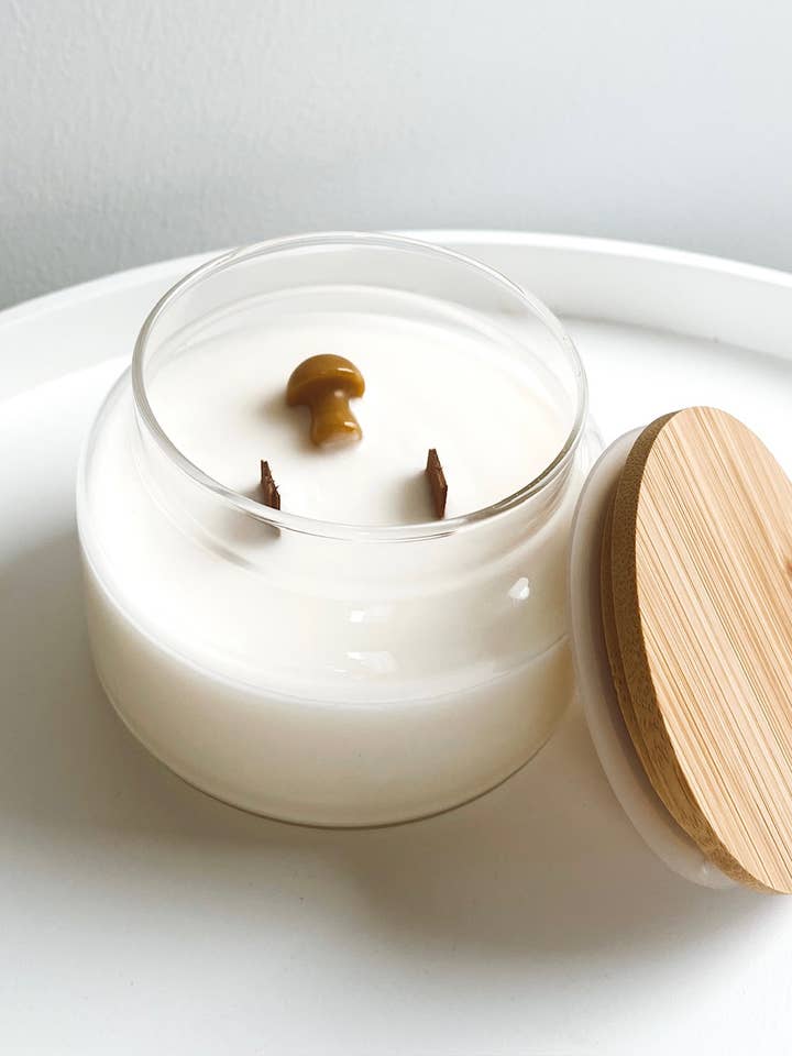 Passionfruit Pineapple Scented Soy Wax Candle - 8.7 oz for wholesale by Wax and Crystals