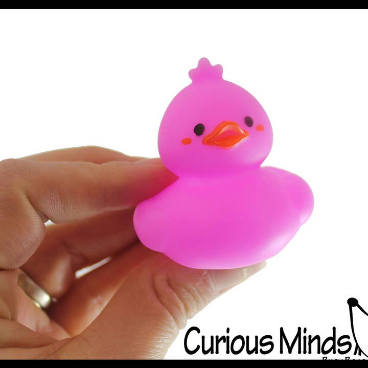 Curious Minds Toys - Wholesale Bath Toy - Baby - 1 Cute Kawaii 2" Rubber Ducks - Rubber Duckies Baby Duckling2