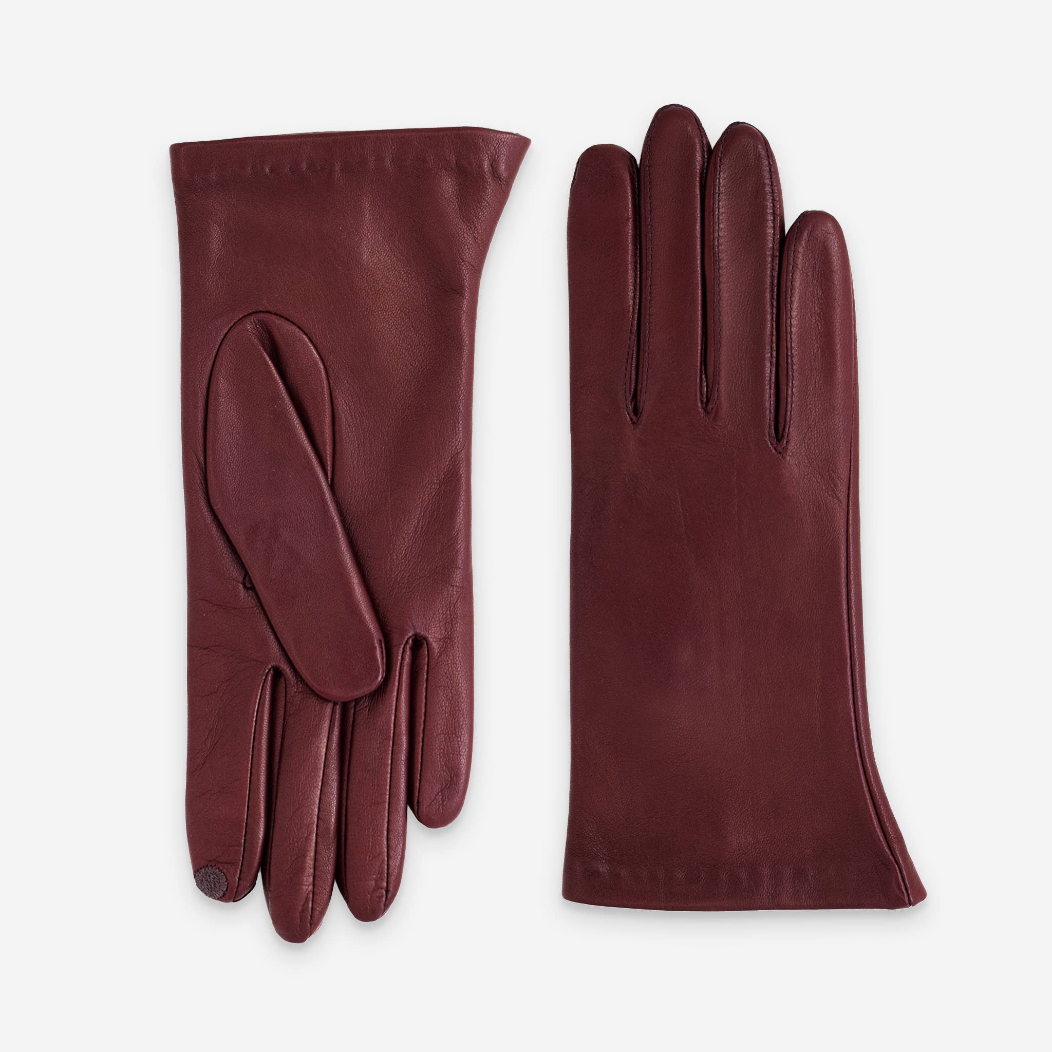 Glove Story - Wholesale Gloves - Women's - lambskin-leather-gloves-silk-lining-touchscreen-21001ST9