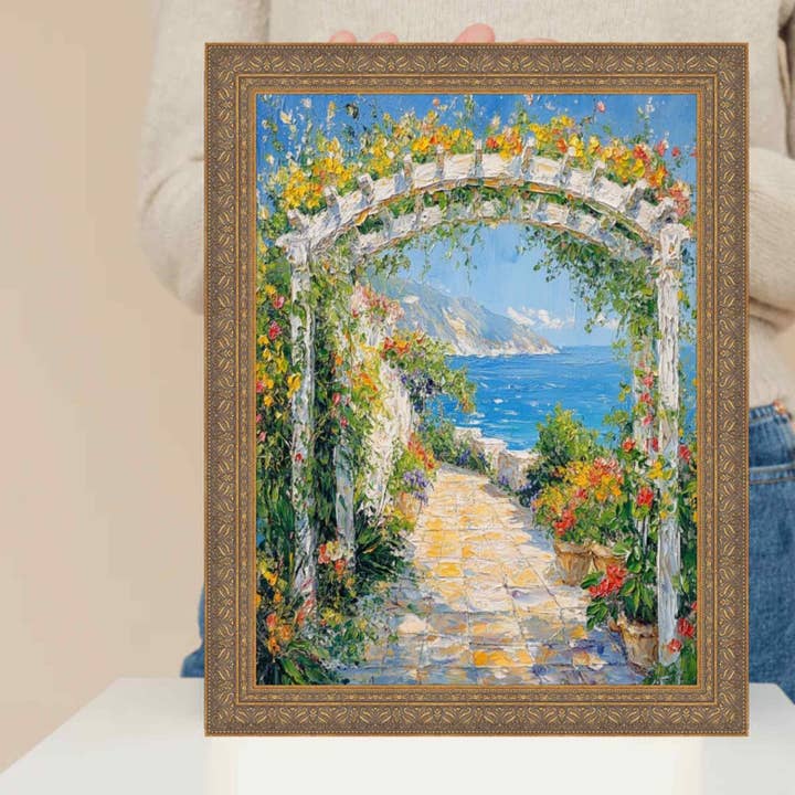 Cadre photo en boîte à ombre orné en or antique profond pour la vente par Modern Memory Design Picture Frames