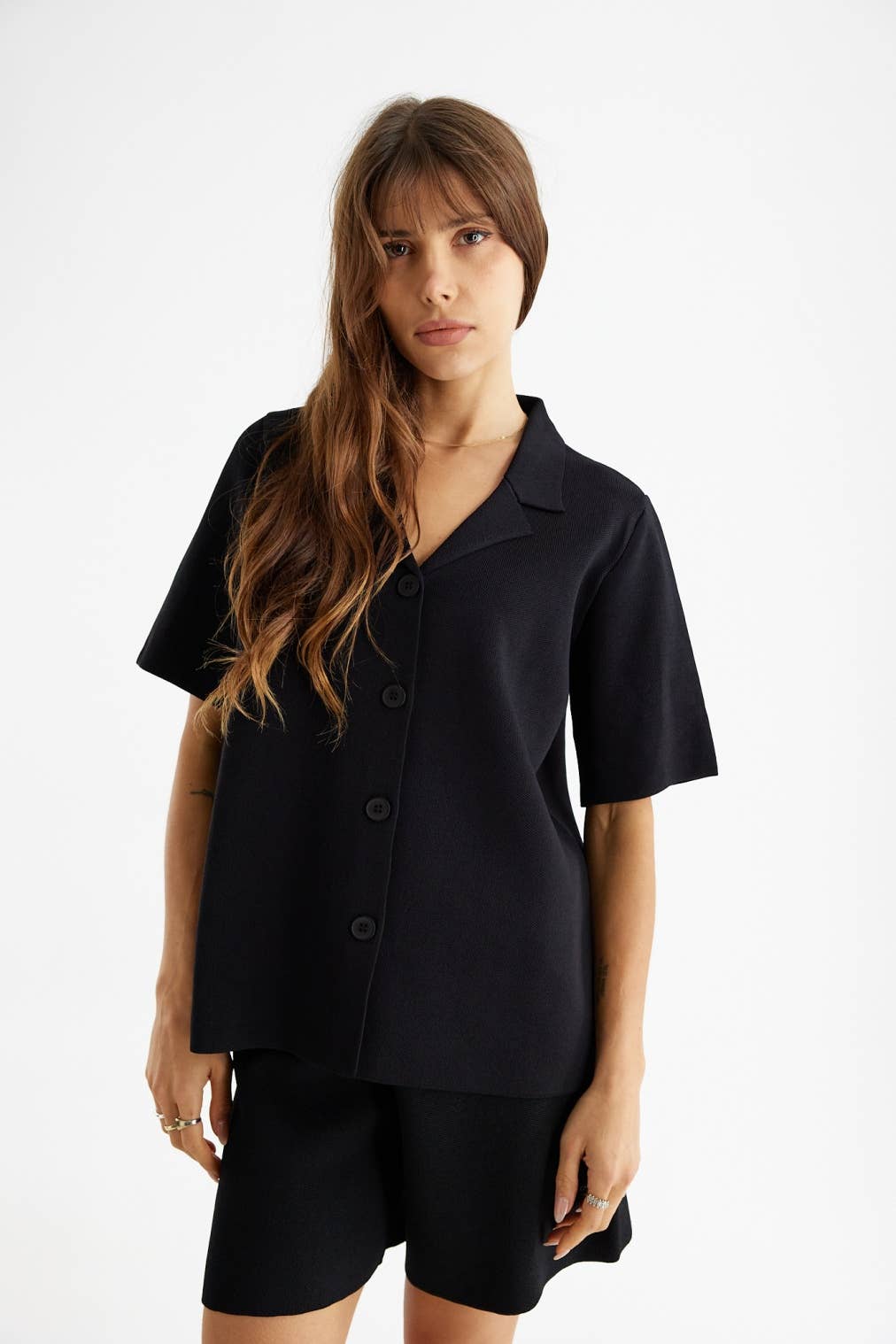 MOD REF - Wholesale Button Down Shirt - Women's - The Nyla Top5