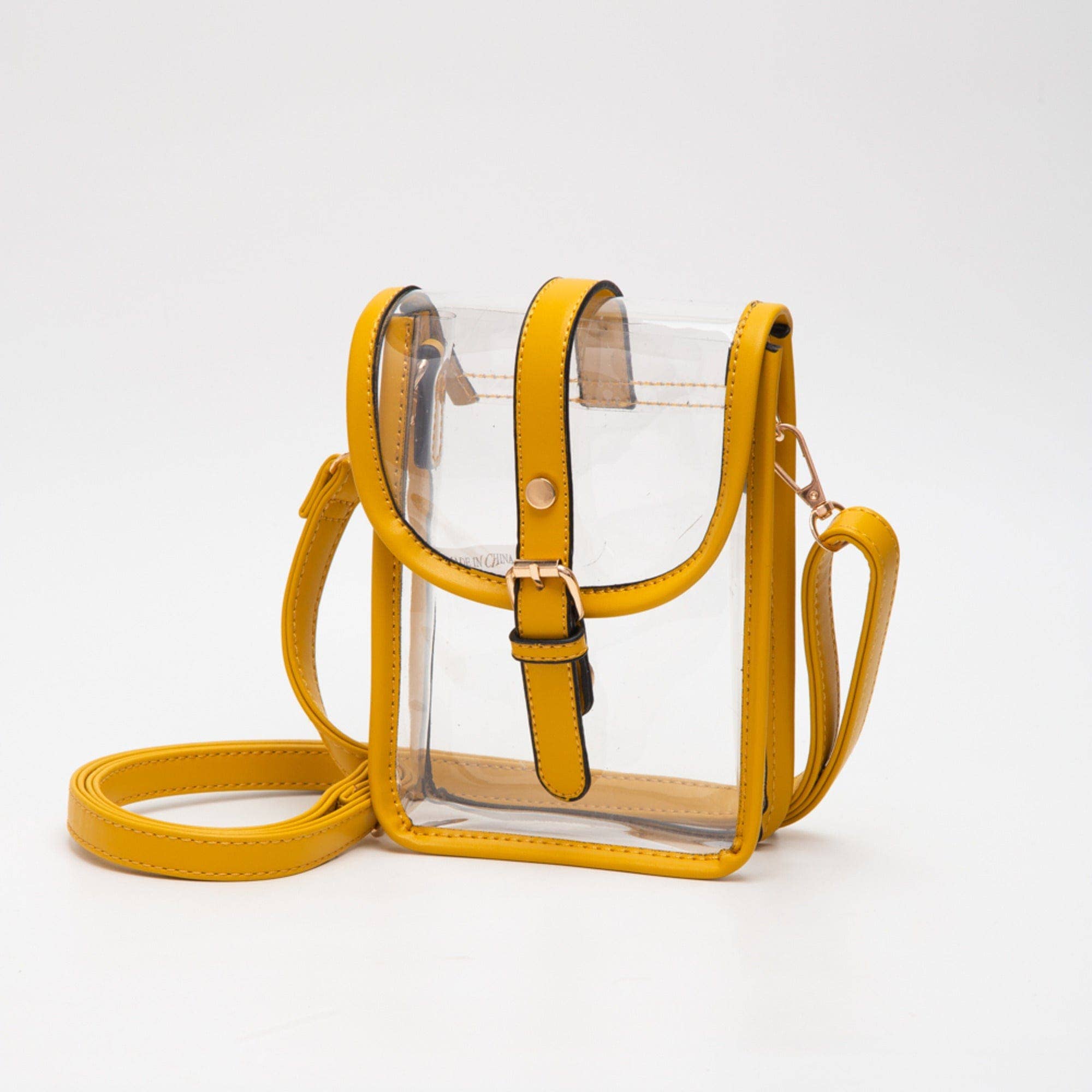 MiMi Wholesale - Wholesale Crossbody Bag - Women's - TG10608 Game Day Clear Buckle Strap Mini Crossbody Bag10