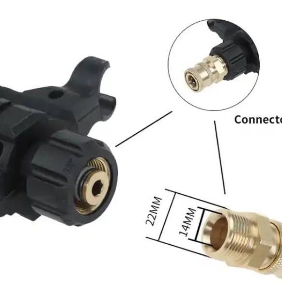The Wine Savant / Khen Glassware – Großhandel Sprühflaschen – AR Hochdruckreiniger-Pistole, Autoreinigung Einzigartiger Mechanismus2
