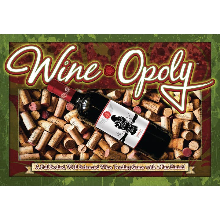 Outset Games and Cobble Hill Puzzles - Wholesale Board Game - Wine-Opoly Board Game