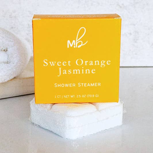 Sweet Orange Jasmine | 2.5oz Mix & Match Shower Steamers for wholesale by Milk + Body