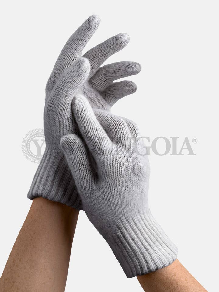 CASHMERE BLEND FINGERED GLOVE - MADE IN ITALY for wholesale by YOUNGOIA SRL