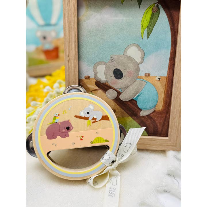 ToysLink - Wholesale Musical toy – Kids & baby - KoKo's Music Adventure Wooden Tambourines5