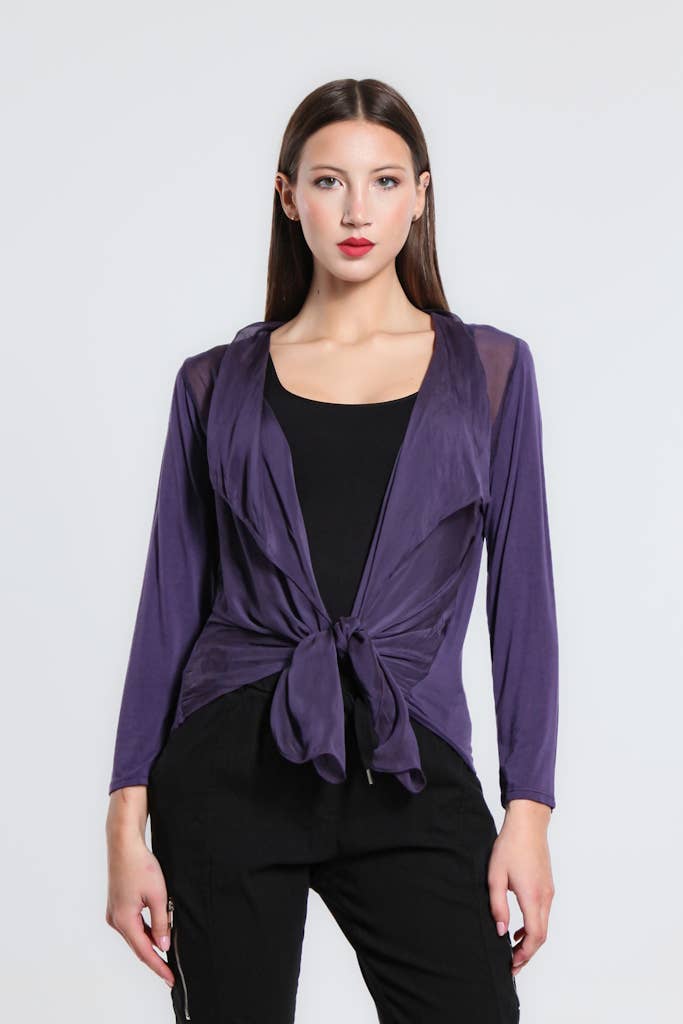 TINA Stephens Italy/Tees By Tina – wholesale Wrap – Women's – Ansley Silk Front Tie Wrap (BQ233)11