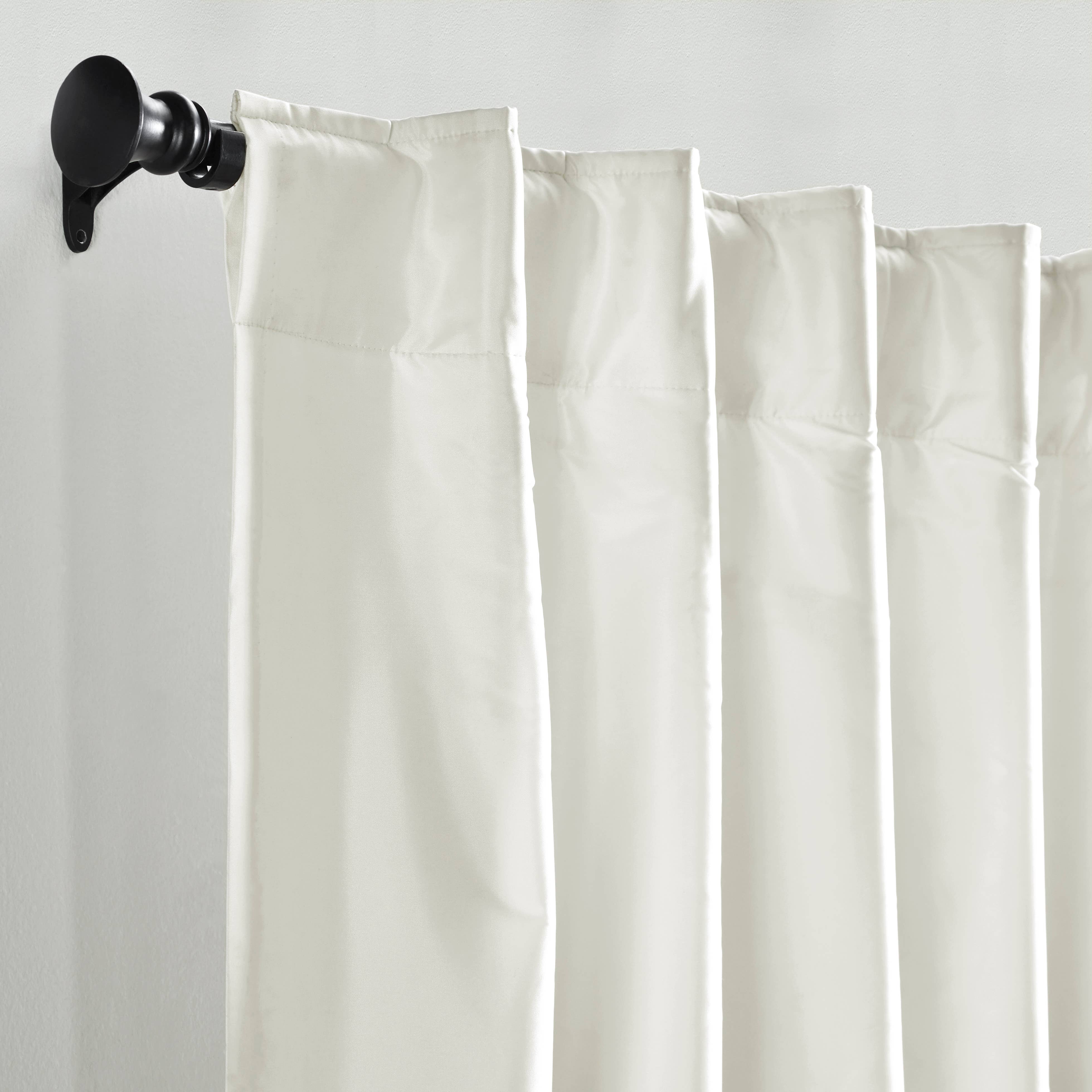 Valencia Solid Faux Silk Taffeta, Curtain, Ivory for wholesale on Faire1