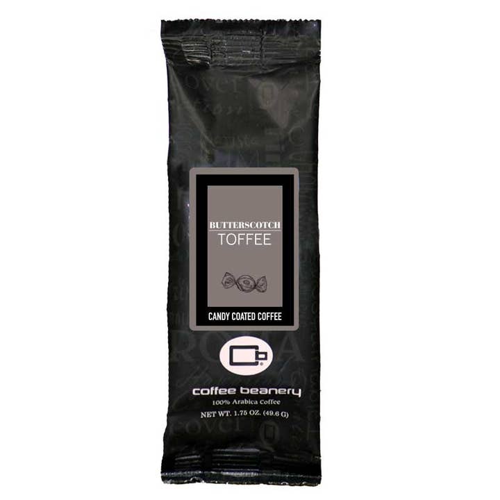Coffee Beanery - Wholesale Ground Coffee - Butterscotch Toffee Flavored Coffee | 1.75oz Sampler