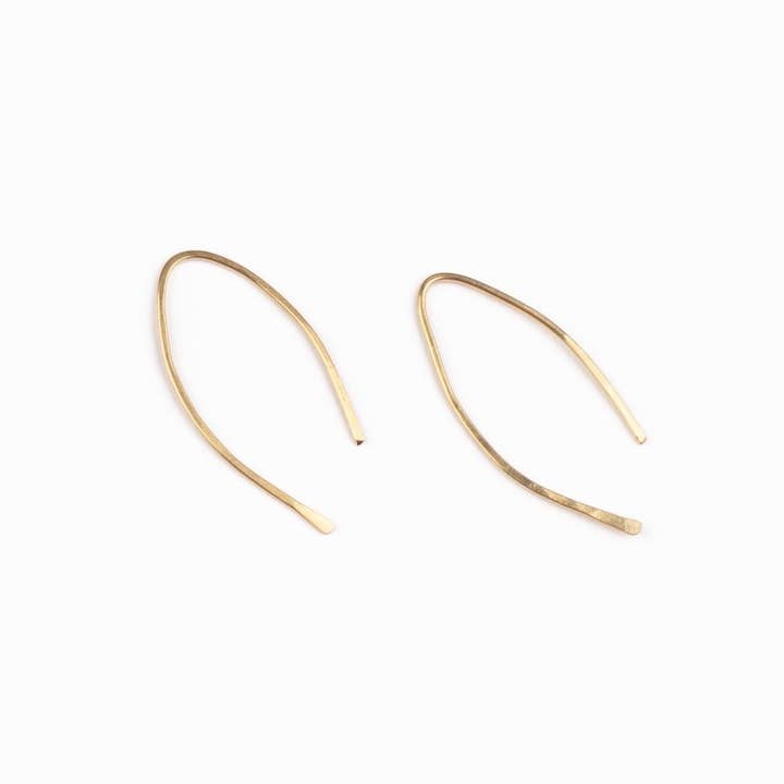 Forai - Wholesale Hoop Earrings - Qasioun Minimalist Mini-Threader Earrings in 14k Gold Fill0