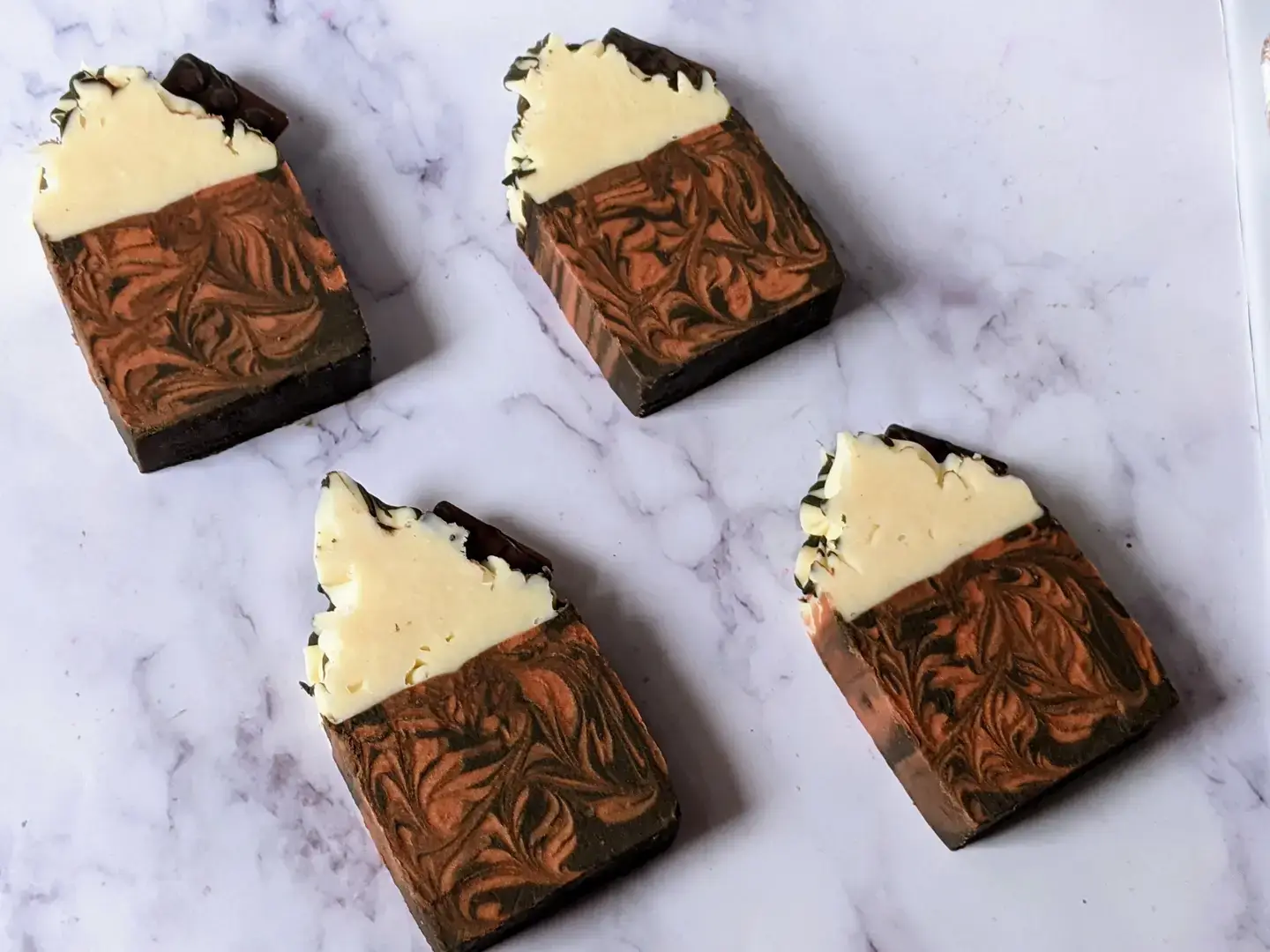 The Loopy Spoonie - Wholesale Bar Soap - Cup of Cocoa Frosted Bar Soap4