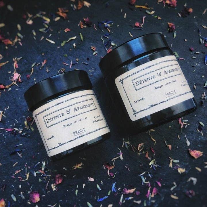 Atelier Oracle - Venta al por mayor Velas en tarros - Vela «Relajación y Calma» con Lavanda y Cristal de Amatista4