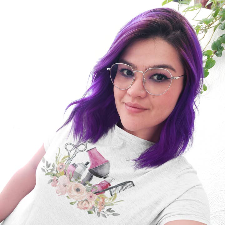 Hair Stylist Bouquet Tee for wholesale by Playeras