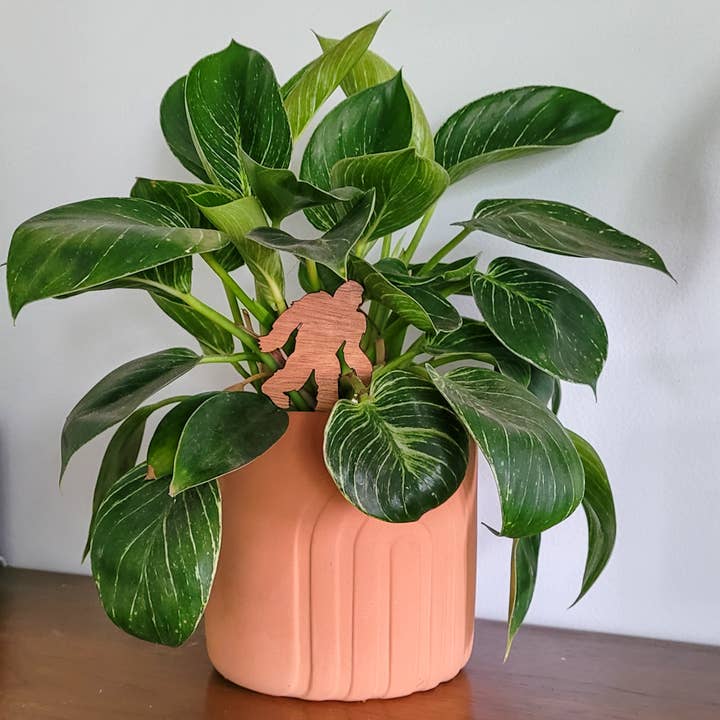 Leaf & Node - Wholesale Garden/Lawn Stake - Bigfoot Sasquatch Decorative Plant Stake (Wood, 2 Sizes)