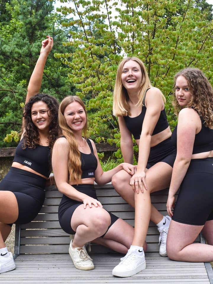 Shorts acanalados - carbón para venta al por mayor de Amari Wear