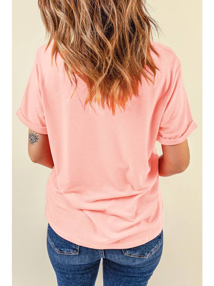 PRETTY BASH - Wholesale T-Shirt - Women's - Solid Short Sleeve Crew Neck Tee15