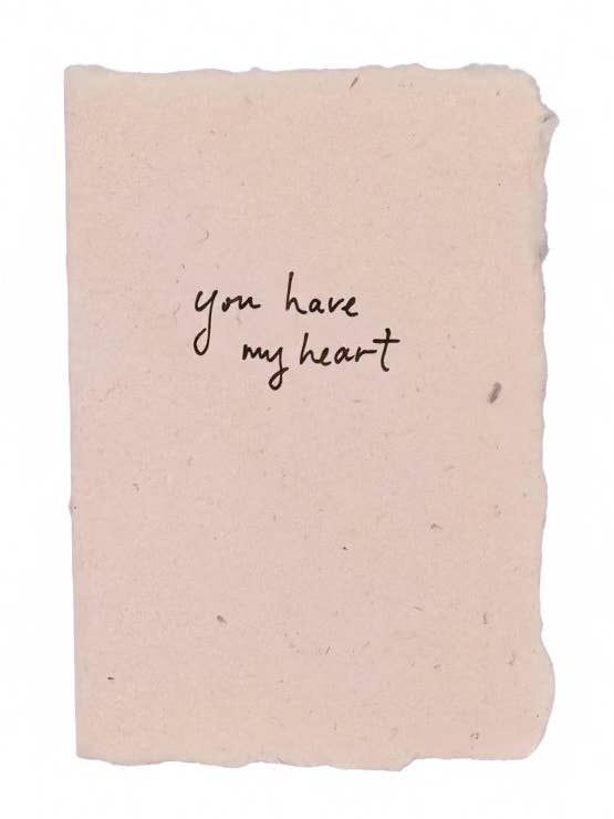 *Novo* Tens o Meu Coração Cartão por atacado de farmette