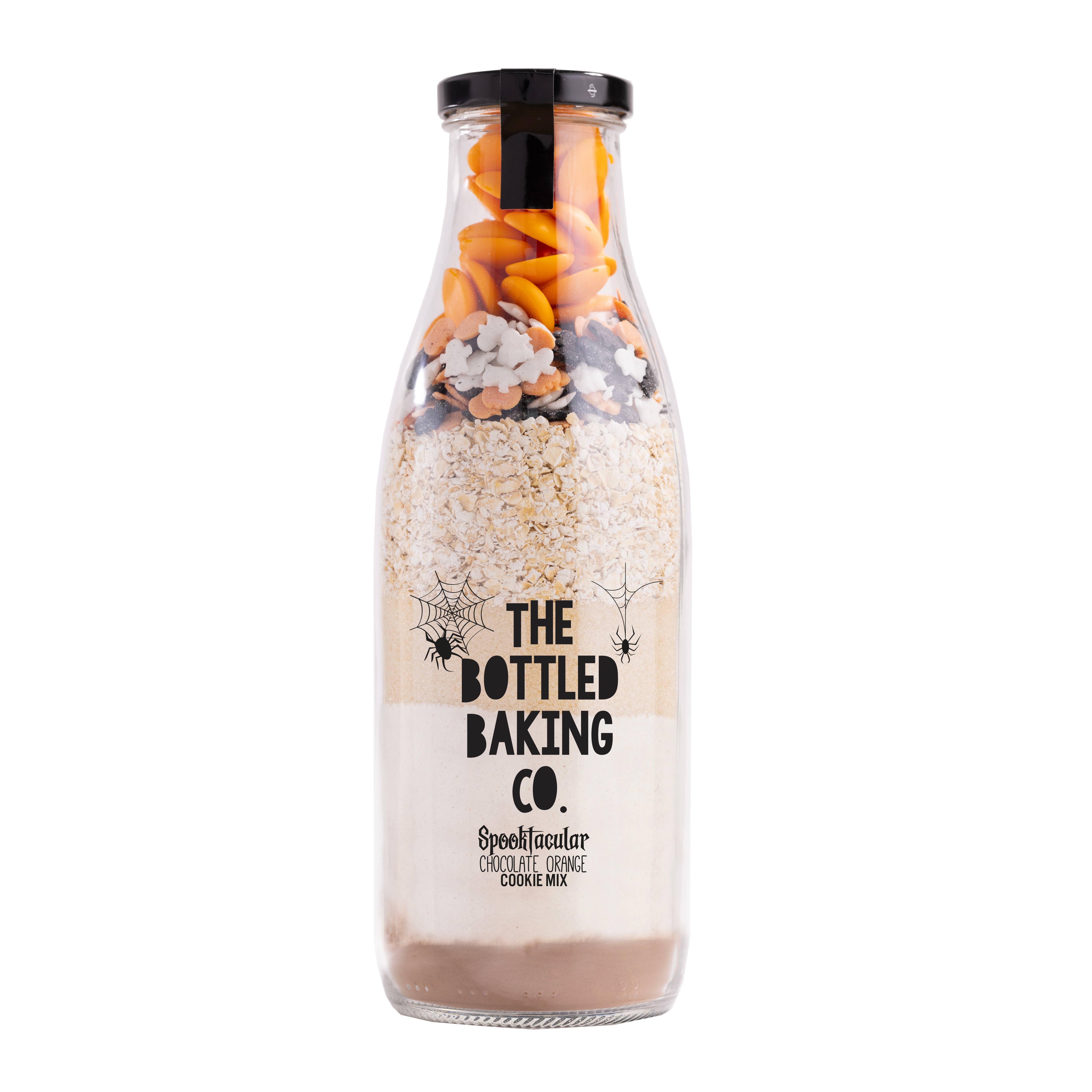 The Bottled Baking Co. – Engroshandel Cookiemix – Spooktacular chokolade-appelsin småkagebagemix i flaske 750 ml2
