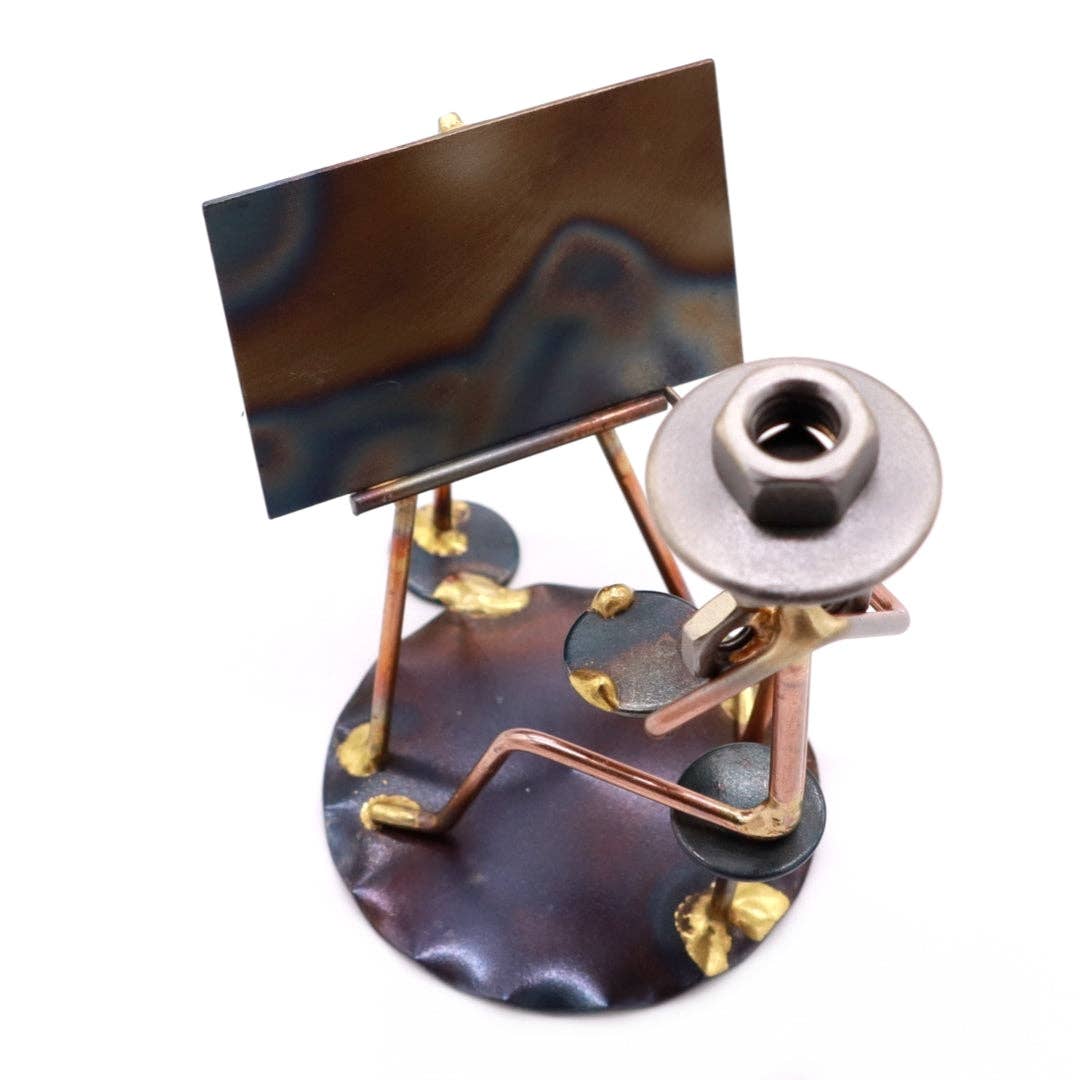 Rock Creek Metal Craft – wholesale Decorative figurine – Artist Lady2