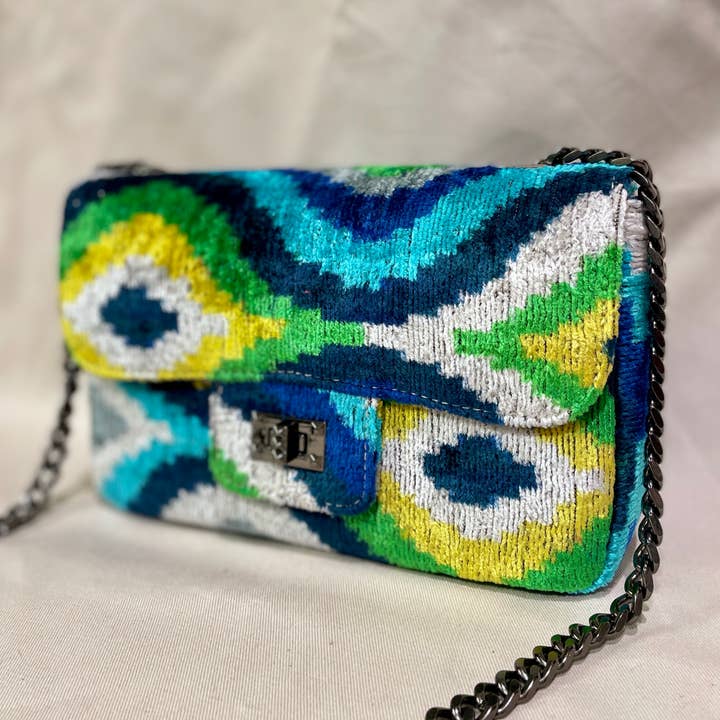 Mila∞Miro by Emelie - Wholesale Crossbody Bag - Women's - Ikat Coco Bag Capri